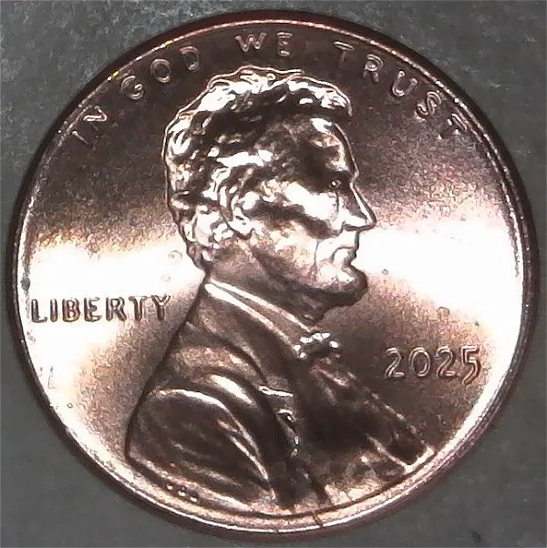 2025---P-Lincoln-Shield-Cents-With-Die-Crack-And-Die-Chips/Interior-Die-Breaks